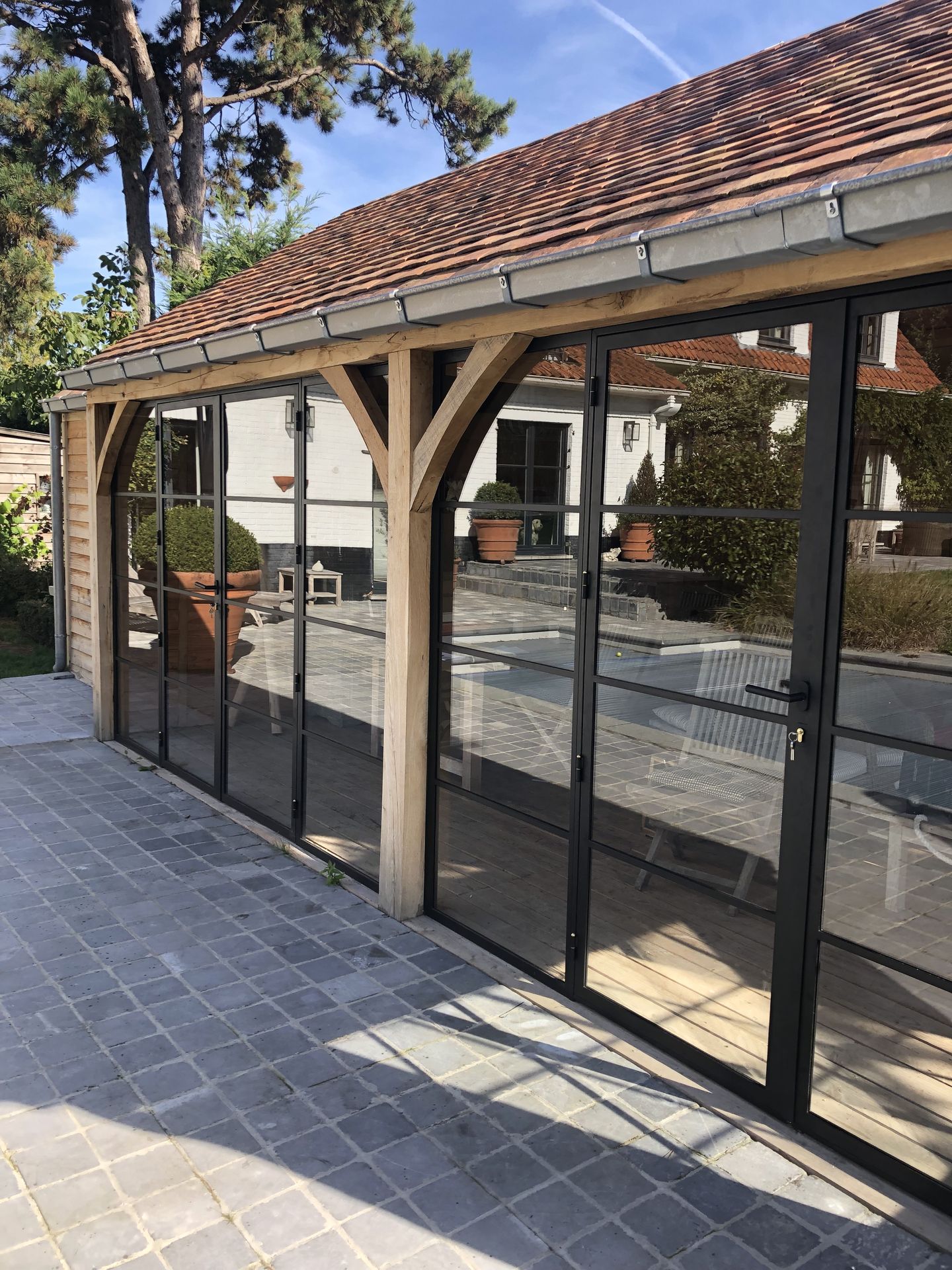abri jardin en bois sur mesure belgique
